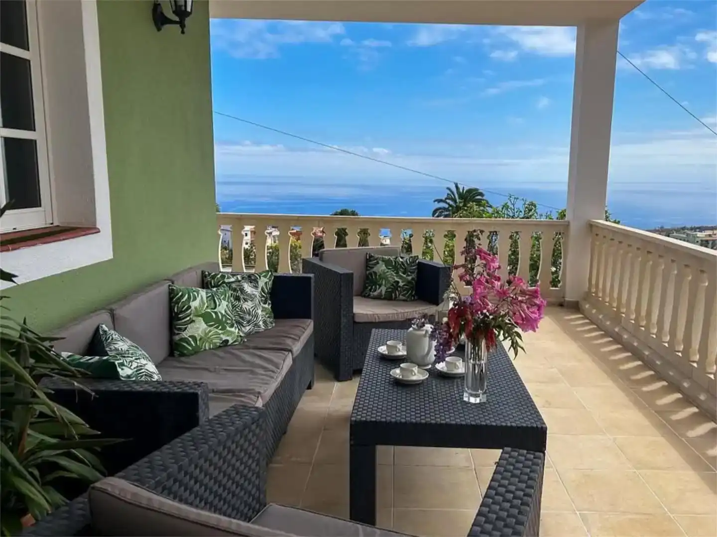 Terraza de Casa o chalet de alquiler en Breña Alta con Jardín privado, Amueblado y Balcón
