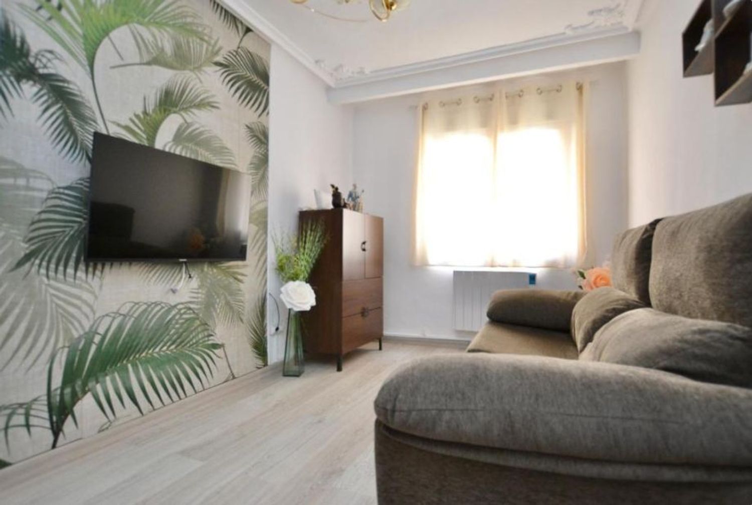 Living room of Flat for sale in Gijón   with Heating, Storage room and Swimming Pool