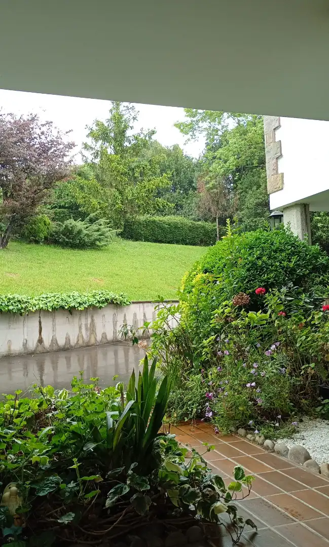 Jardí de Casa adosada en venda en Gijón  amb Calefacció, Jardí privat i Terrassa