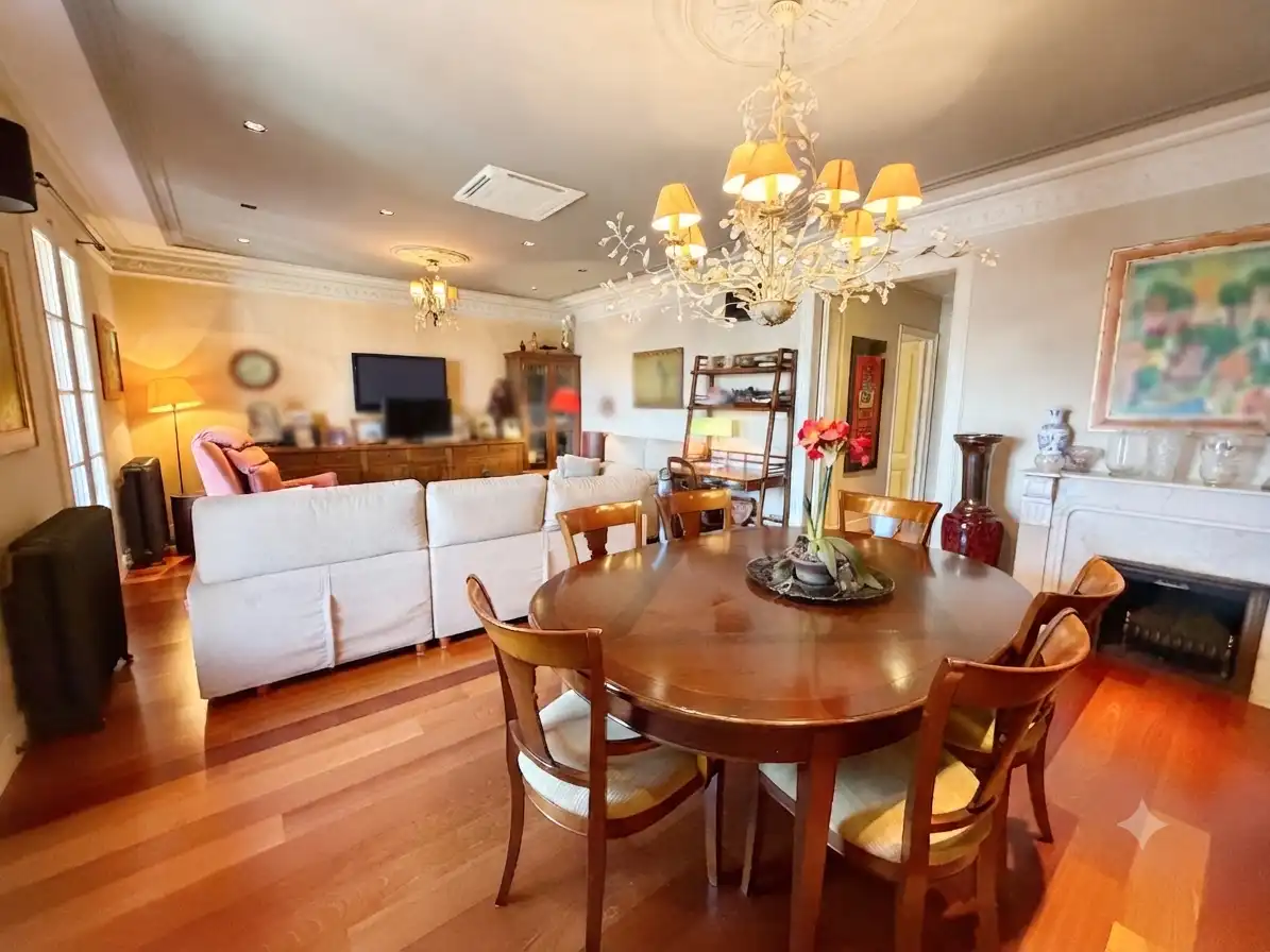 Dining room of Flat for sale in Barcelona  with Heating, Balcony and Alarm