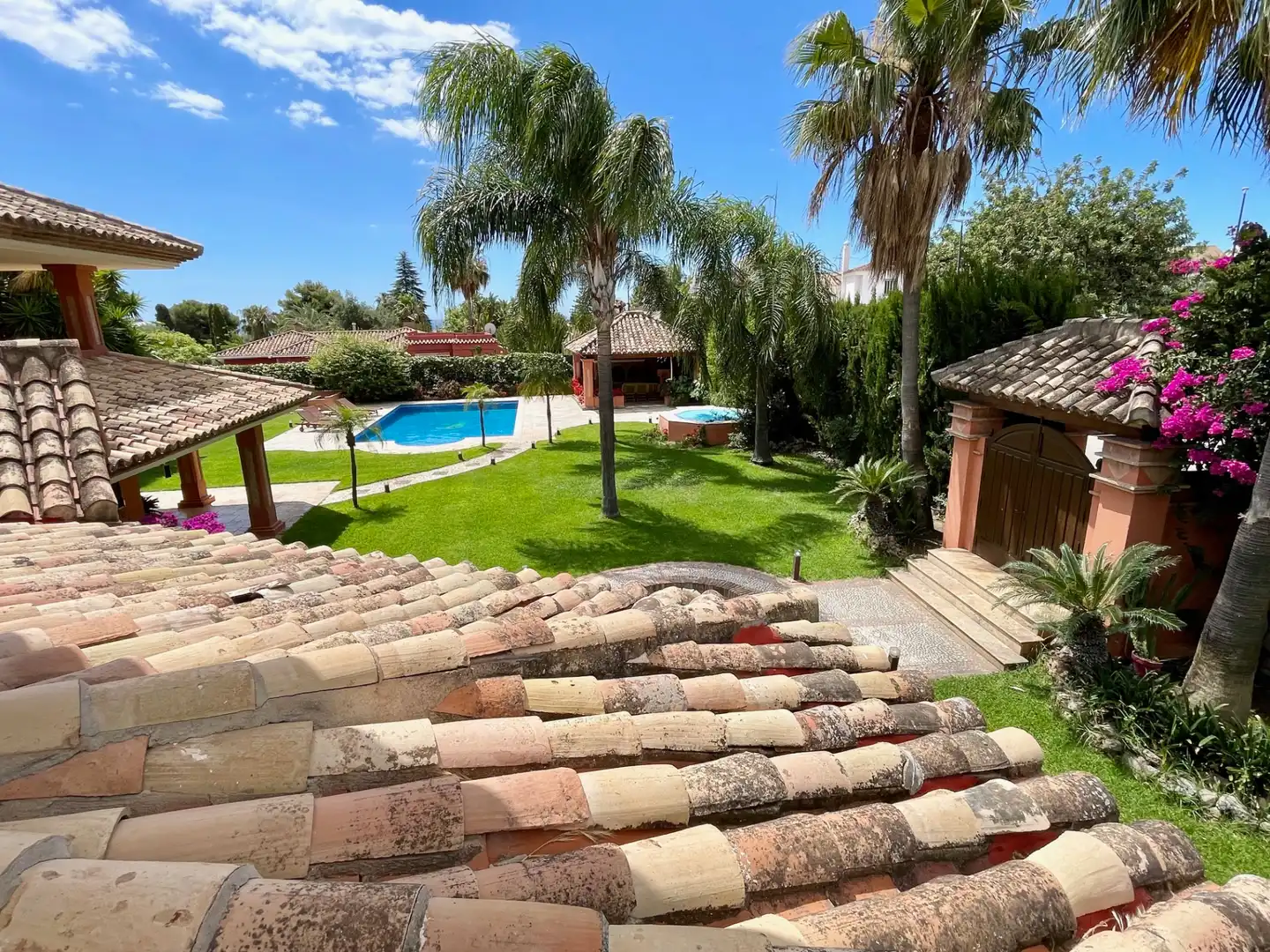 Garden of Houses for rent in Marbella  with Air Conditioner, Heating and Private garden