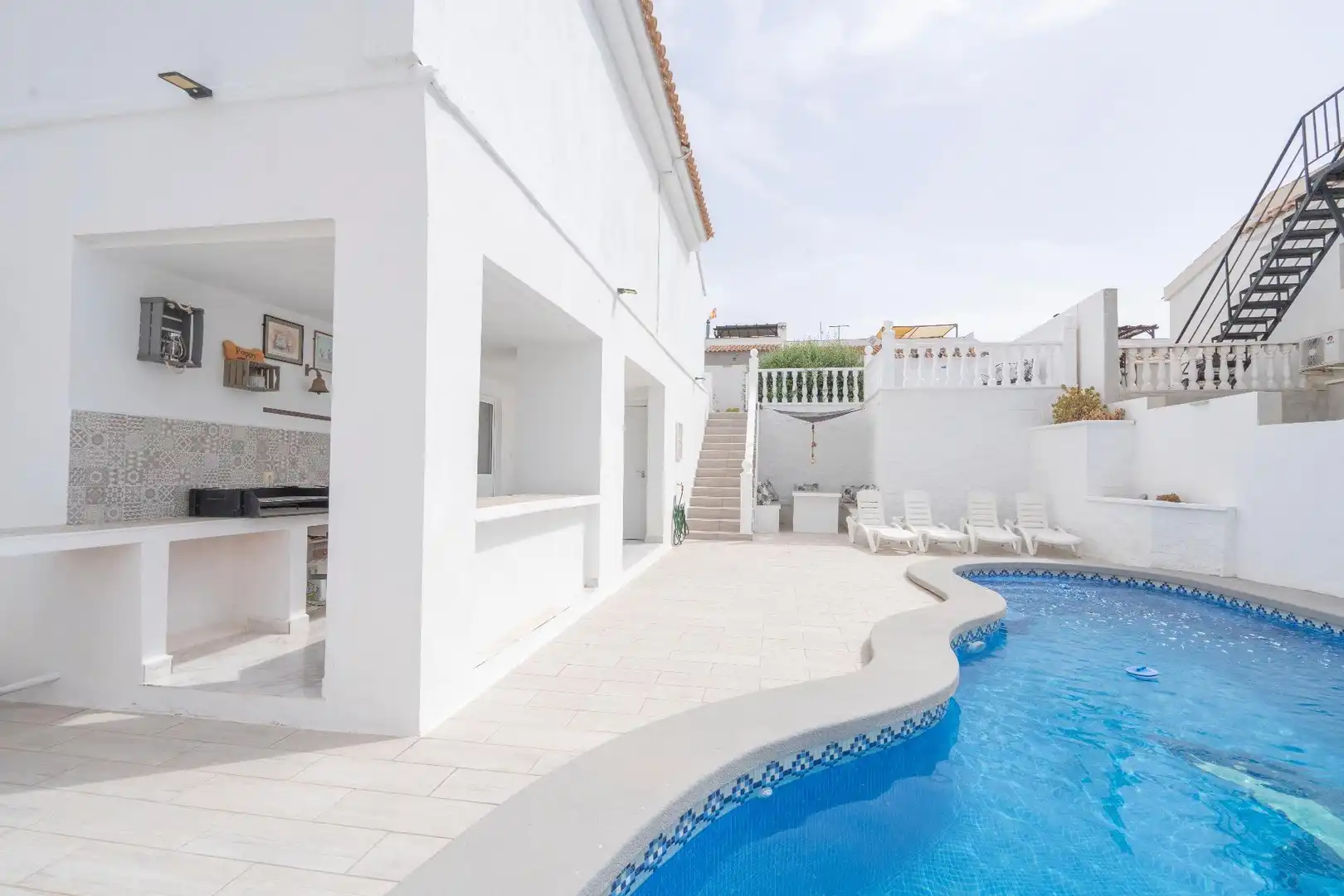 Piscina de Casa o chalet en venta en Mazarrón con Aire acondicionado, Calefacción y Jardín privado