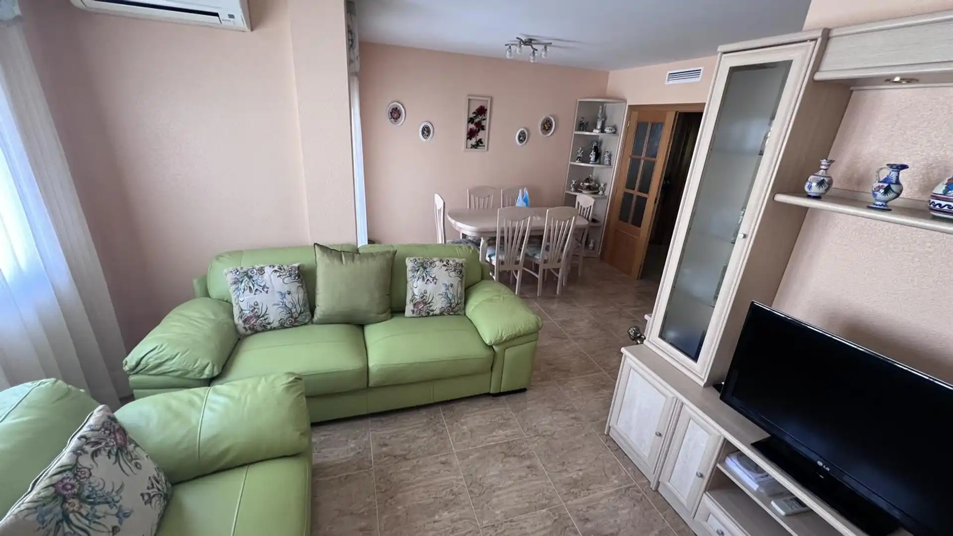 Living room of Houses for sale in Benicarló  with Air Conditioner, Terrace and Furnished