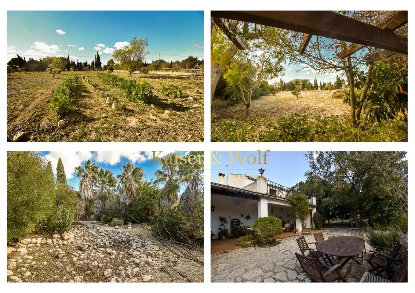 Außenansicht von Country house zum Verkauf in Elche / Elx mit Klimaanlage, Privatgarten und Terrasse