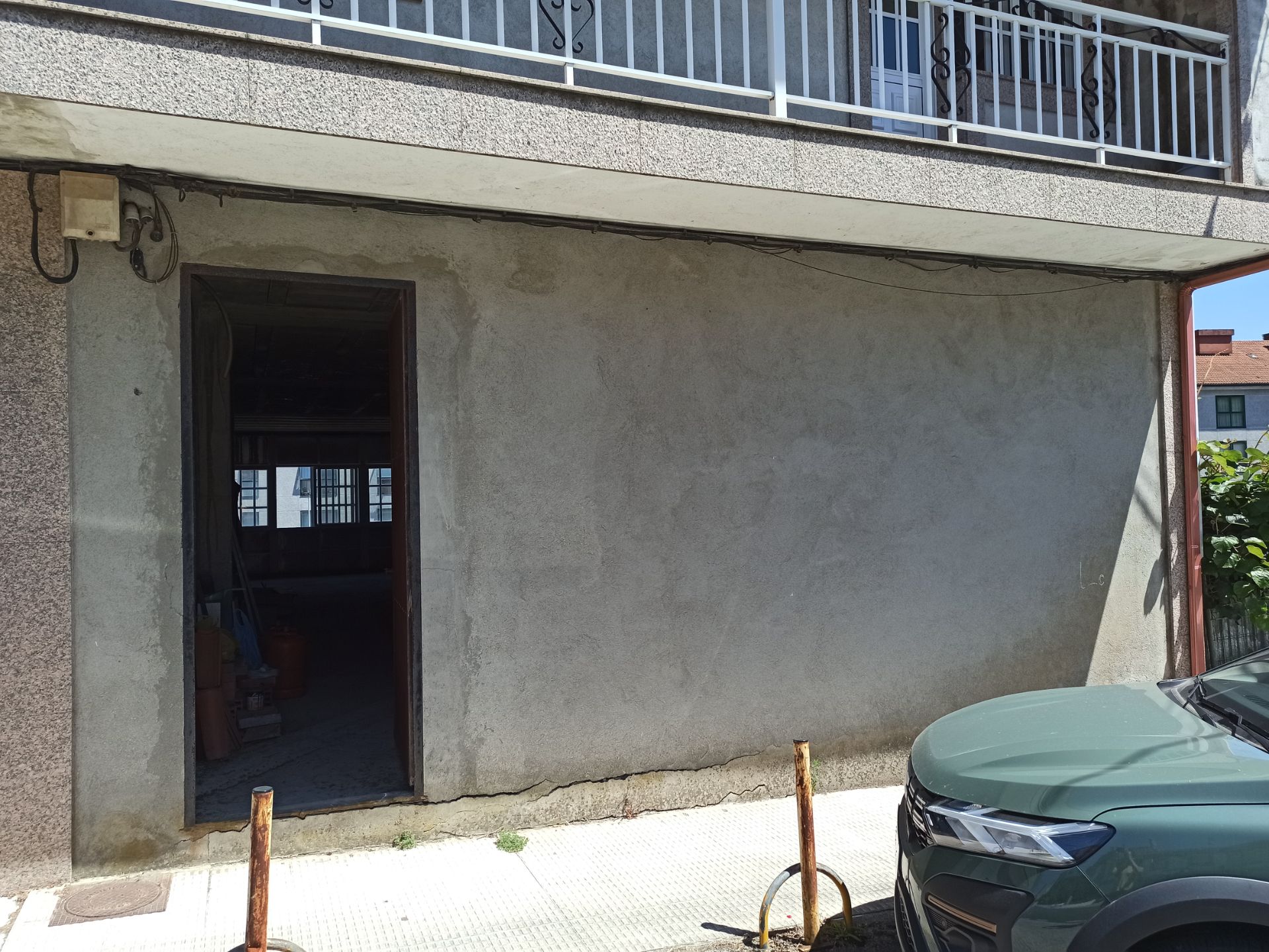 Vista exterior de Pis en venda en Santiago de Compostela 