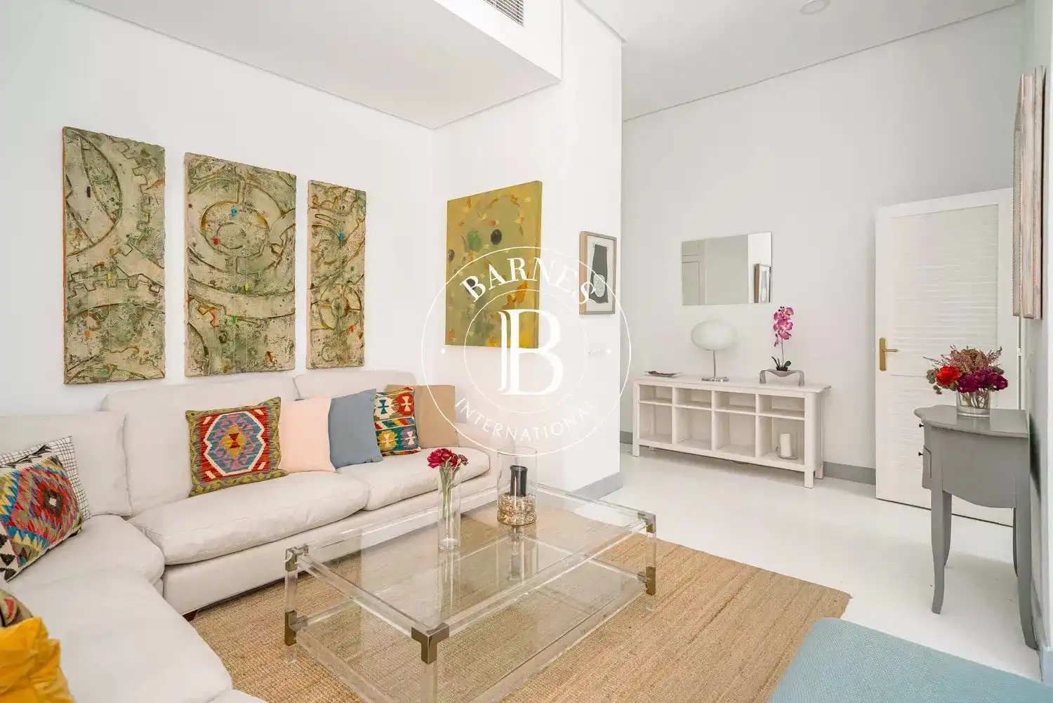 Sala de estar de Piso de alquiler en Madrid con Aire acondicionado, Calefacción y Amueblado