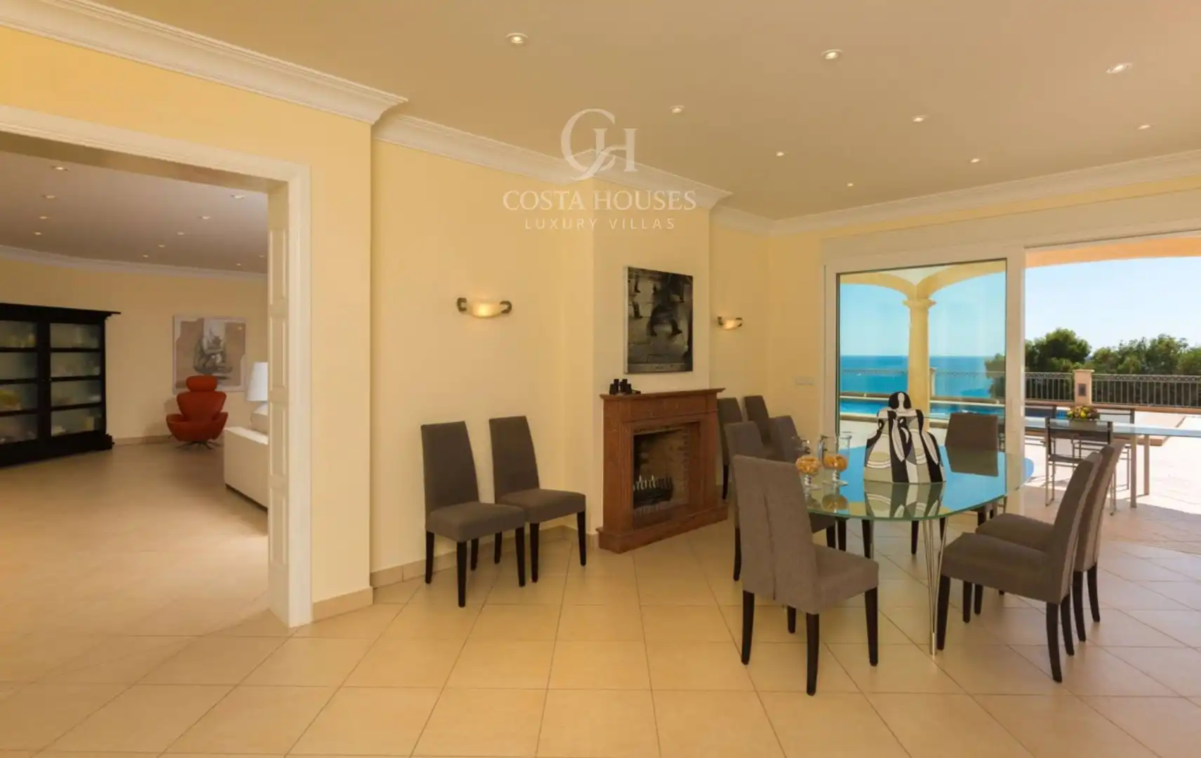 Dining room of Houses for sale in Jávea / Xàbia  with Air Conditioner, Private garden and Terrace