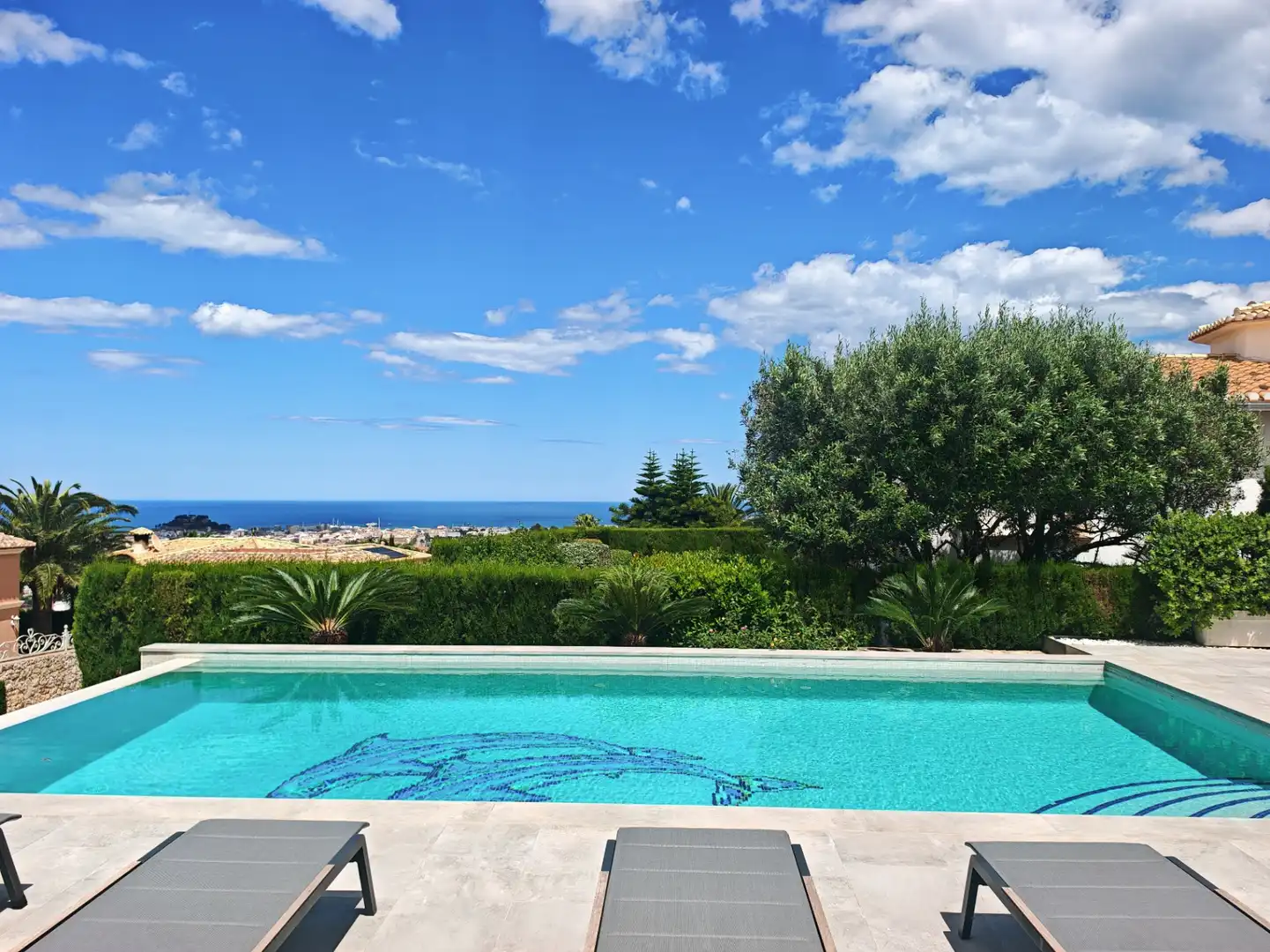 Swimming pool of Houses for sale in Dénia  with Air Conditioner, Heating and Private garden