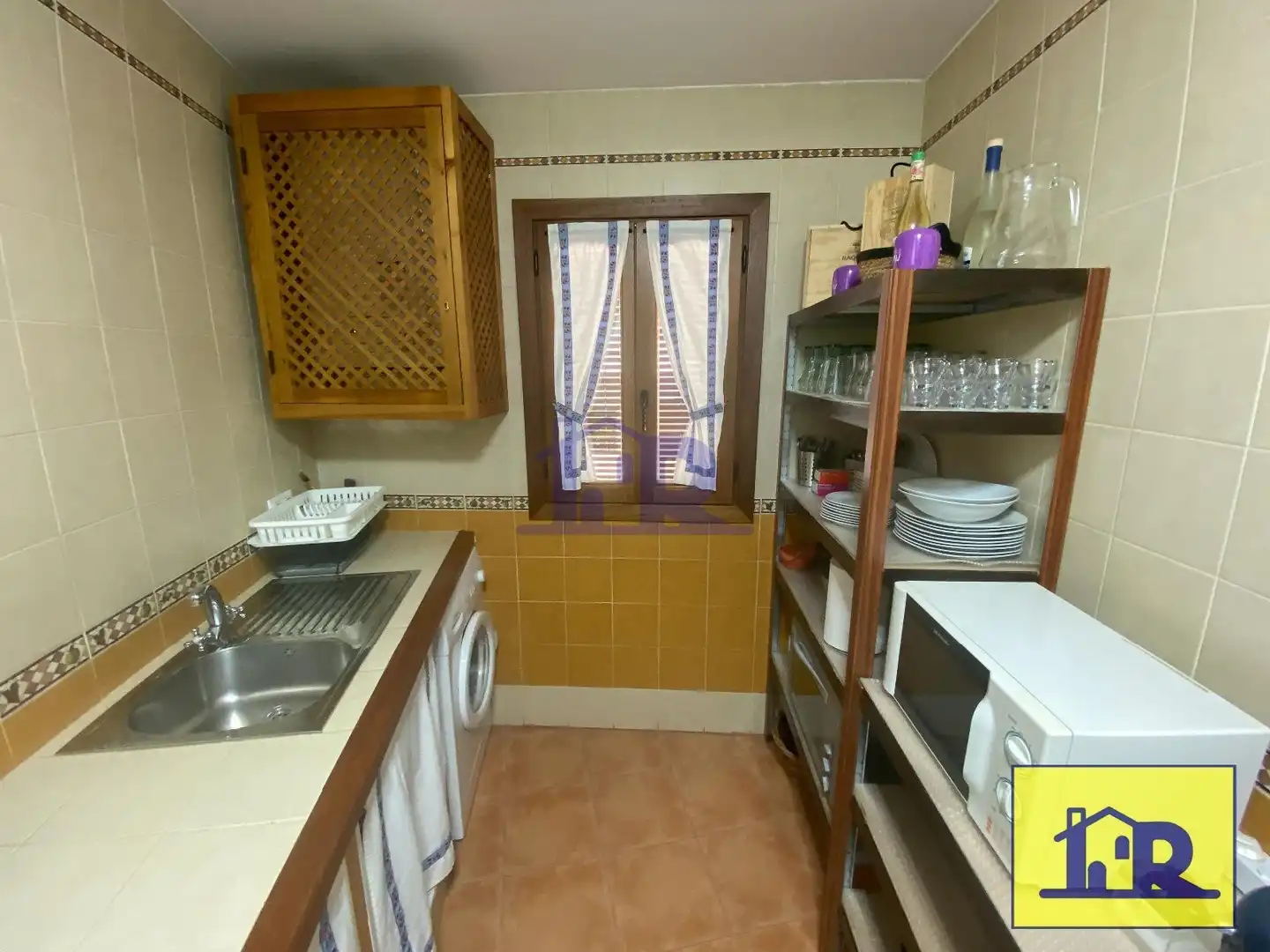 Kitchen of Flat for sale in Cuenca  with Heating, Terrace and Furnished