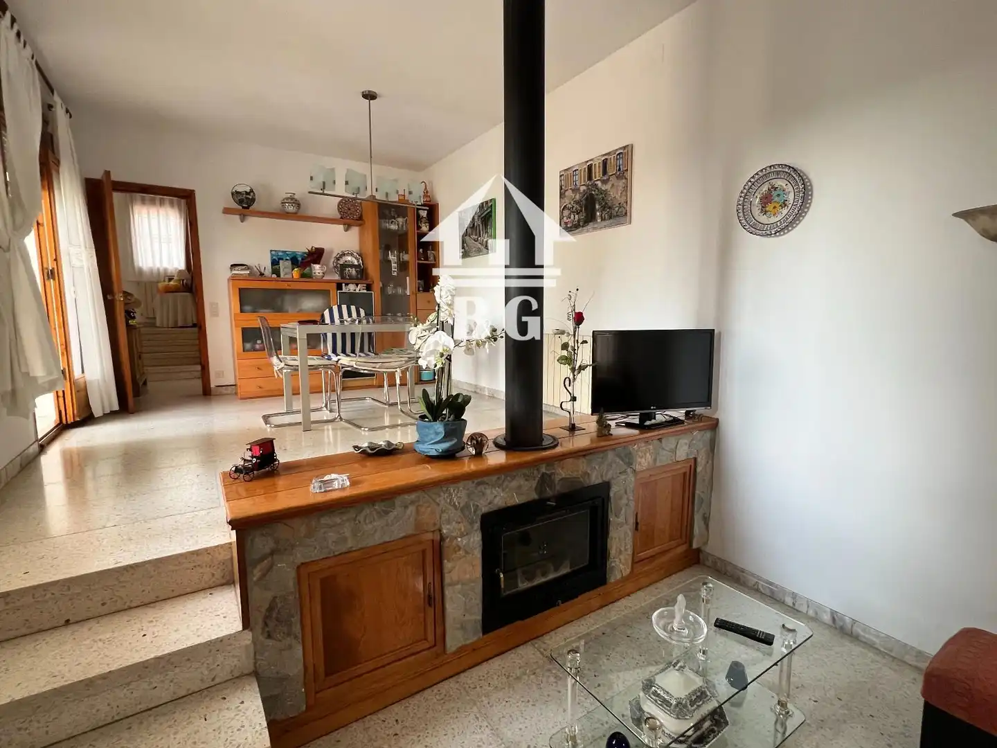 Sala d'estar de Casa o xalet en venda en Vidreres amb Calefacció, Jardí privat i Terrassa