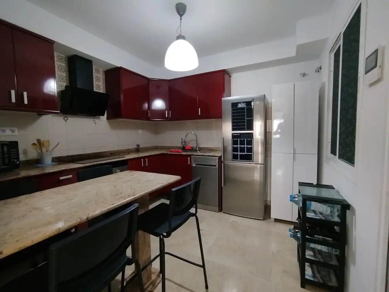 Küche von Maisonette zur Miete in Mogán mit Klimaanlage, Terrasse und Möbliert