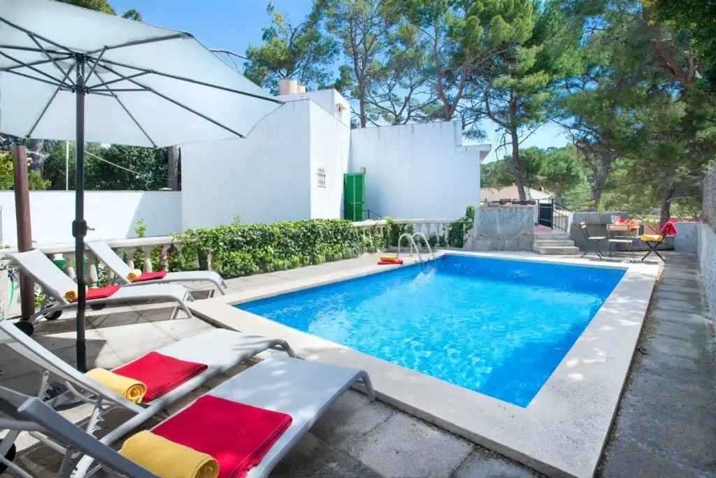 Swimming pool of Houses for sale in Pollença  with Air Conditioner, Terrace and Swimming Pool
