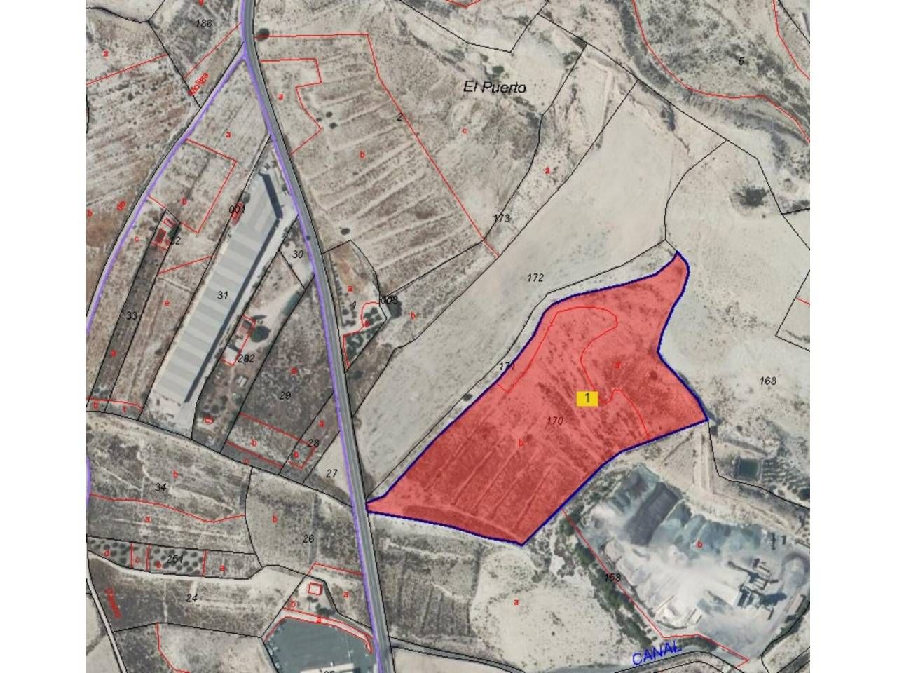 Industrial land for sale in Fortuna