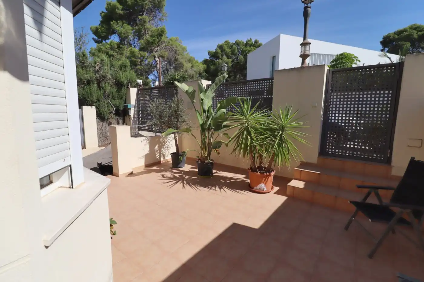Terraza de Casa adosada en venta en Rocafort con Aire acondicionado, Calefacción y Jardín privado