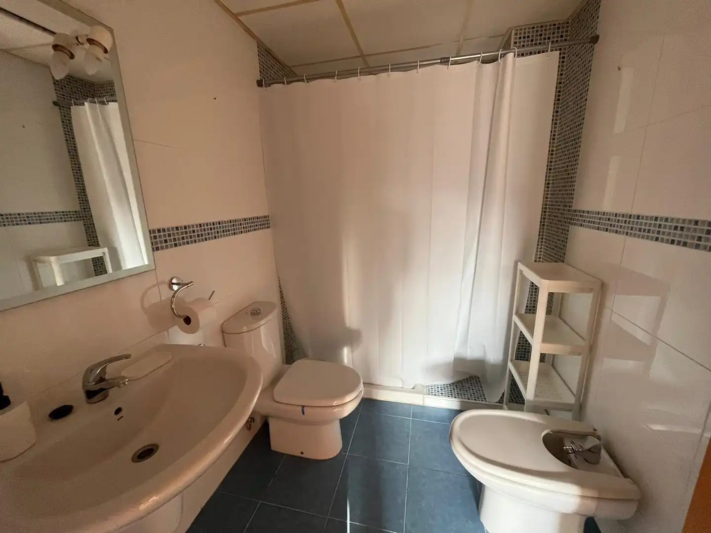 Bathroom of Apartments for rent in Almería  with Air Conditioner, Heating and Furnished