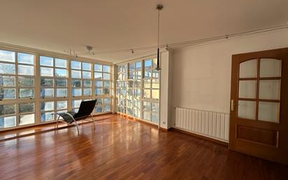 Living room of Duplex for sale in Santiago de Compostela   with Heating, Parquet flooring and Storage room