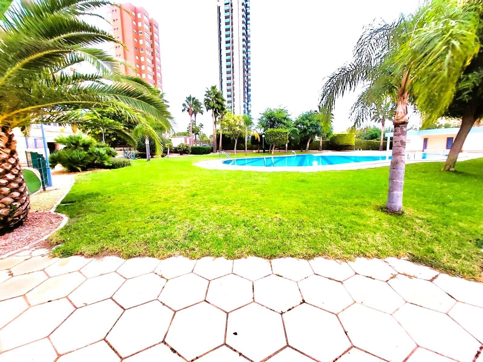 Swimming pool of Apartment for sale in Benidorm  with Private garden, Parquet flooring and Terrace