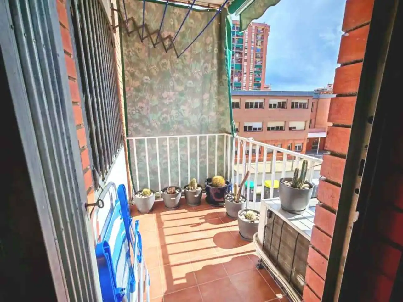 Terrasse von Wohnung zum Verkauf in Badalona mit Klimaanlage, Heizung und Parkett
