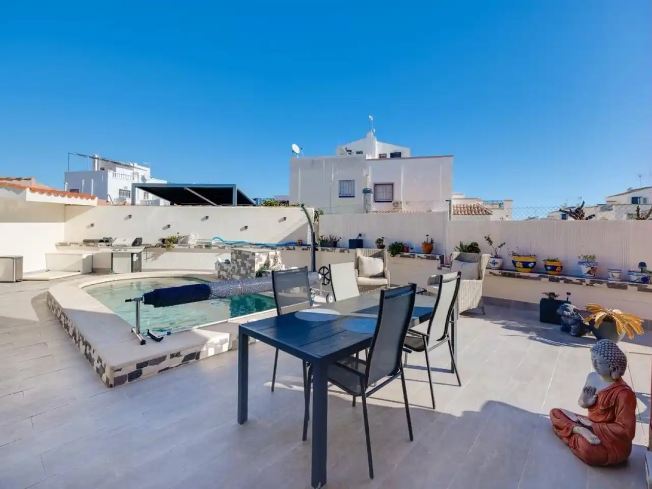 Terrassa de Casa o xalet en venda en Orihuela amb Aire condicionat, Calefacció i Jardí privat