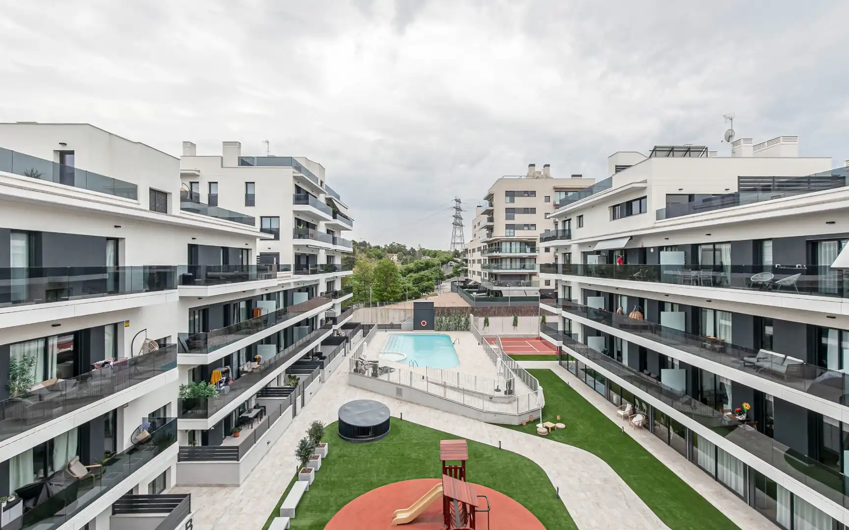 Terraza de Piso de alquiler en Sant Boi de Llobregat con Aire acondicionado, Calefacción y Jardín privado