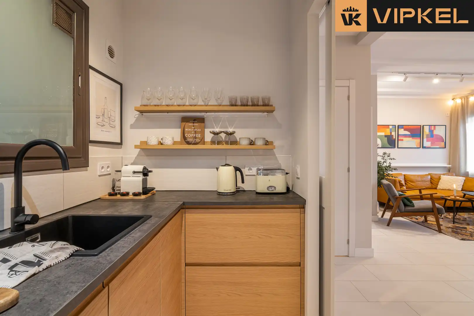 Kitchen of Flat for sale in Barcelona  with Air Conditioner, Heating and Furnished