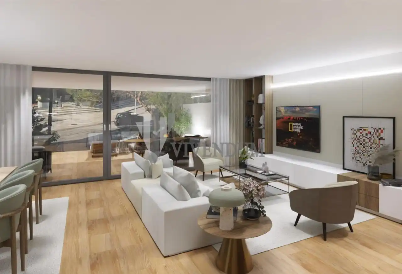 Sala de estar de Apartamento en venta en Vigo  con Calefacción, Terraza y Piscina
