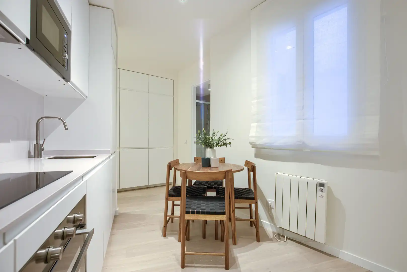 Kitchen of Flat for rent in Madrid  with Heating and Balcony
