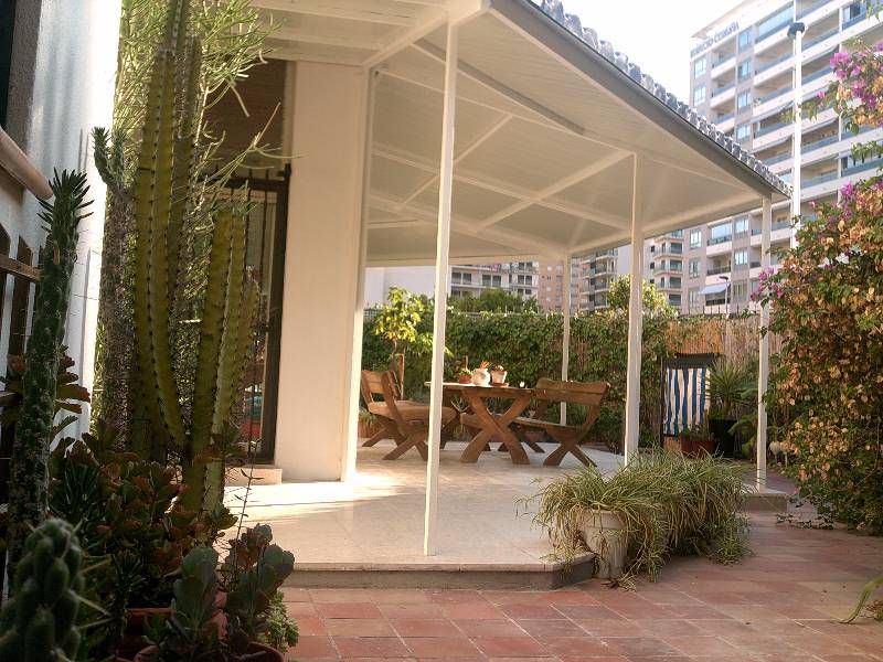 Terrassa de Planta baixa en venda en Villajoyosa / La Vila Joiosa amb Aire condicionat, Jardí privat i Terrassa