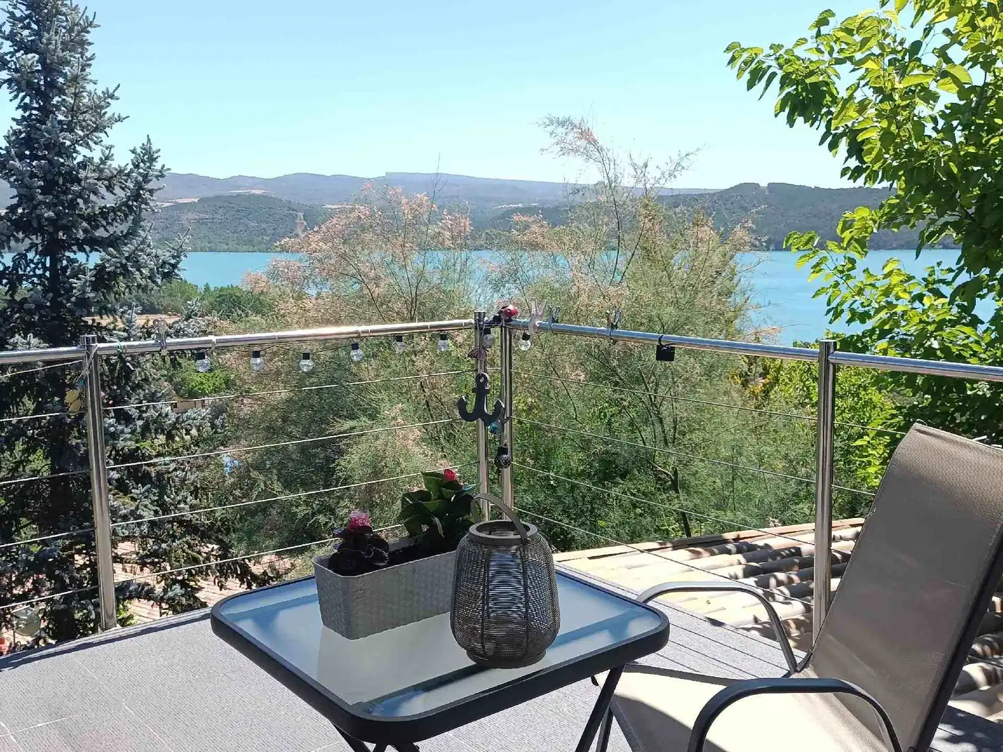 Terraza de Casa o chalet en venta en La Puebla de Castro con Aire acondicionado, Calefacción y Jardín privado