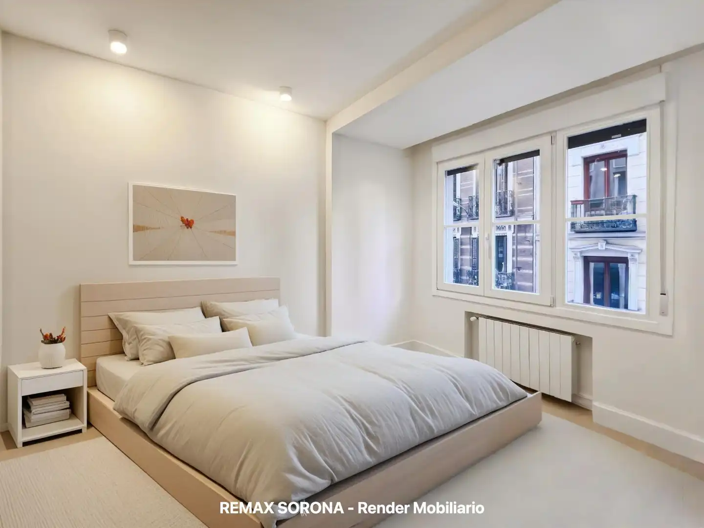 Schlafzimmer von Wohnungen zum Verkauf in Madrid mit Heizung