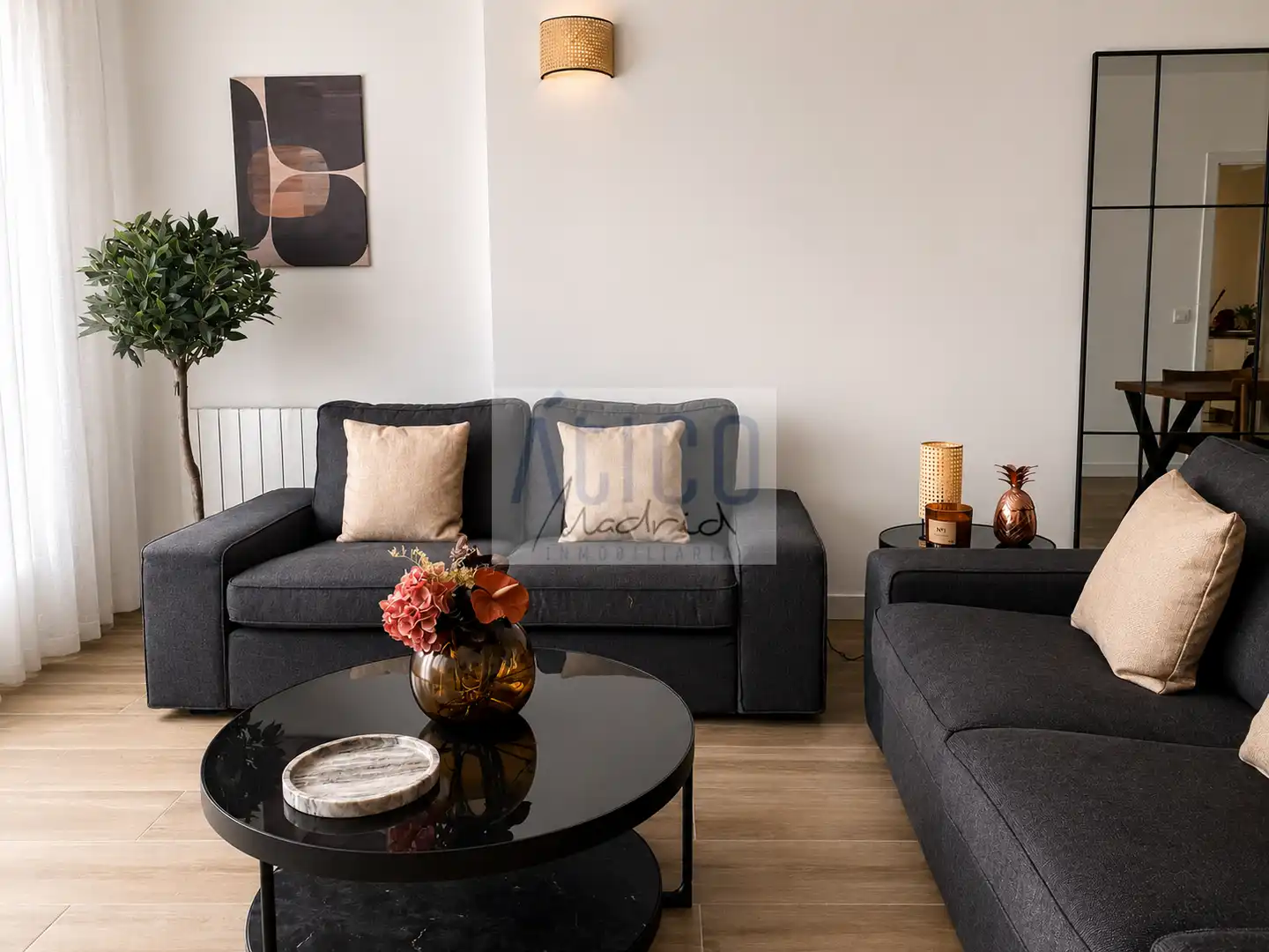 Wohnzimmer von Wohnung zur Miete in Puertollano mit Klimaanlage, Heizung und Terrasse