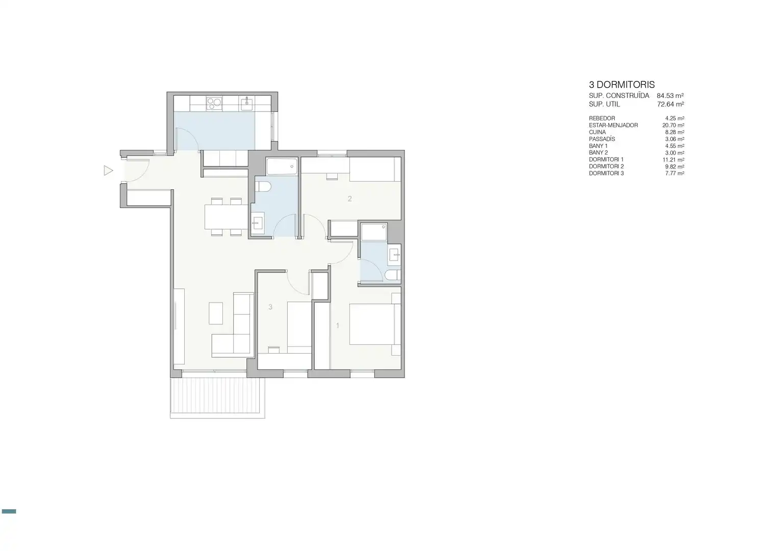 Flat for rent in L'Hospitalet de Llobregat  with Heating, Parquet flooring and Balcony