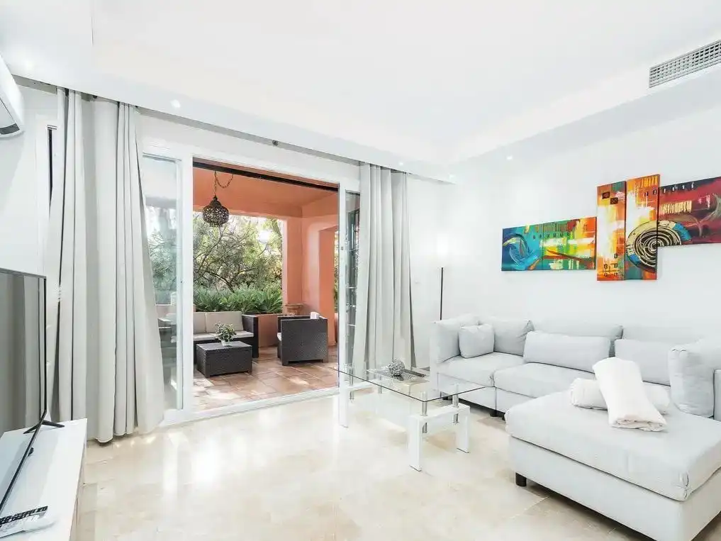 Living room of Flat for rent in Milla de Oro