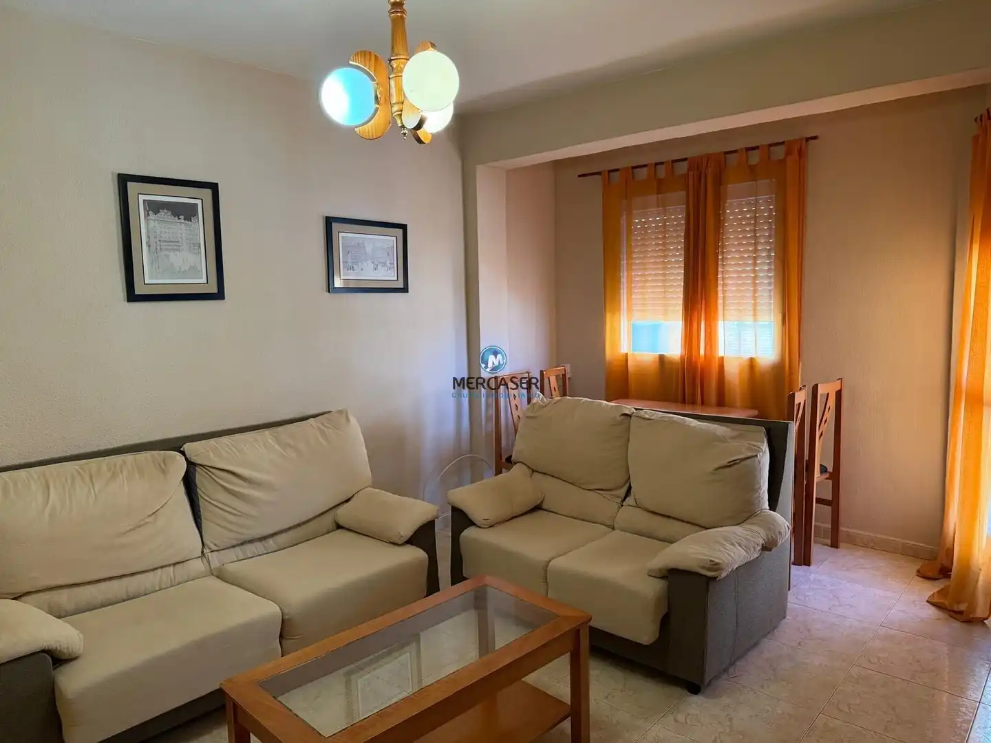 Wohnzimmer von Wohnung zur Miete in Alcalá de Henares mit Heizung, Möbliert und Balkon