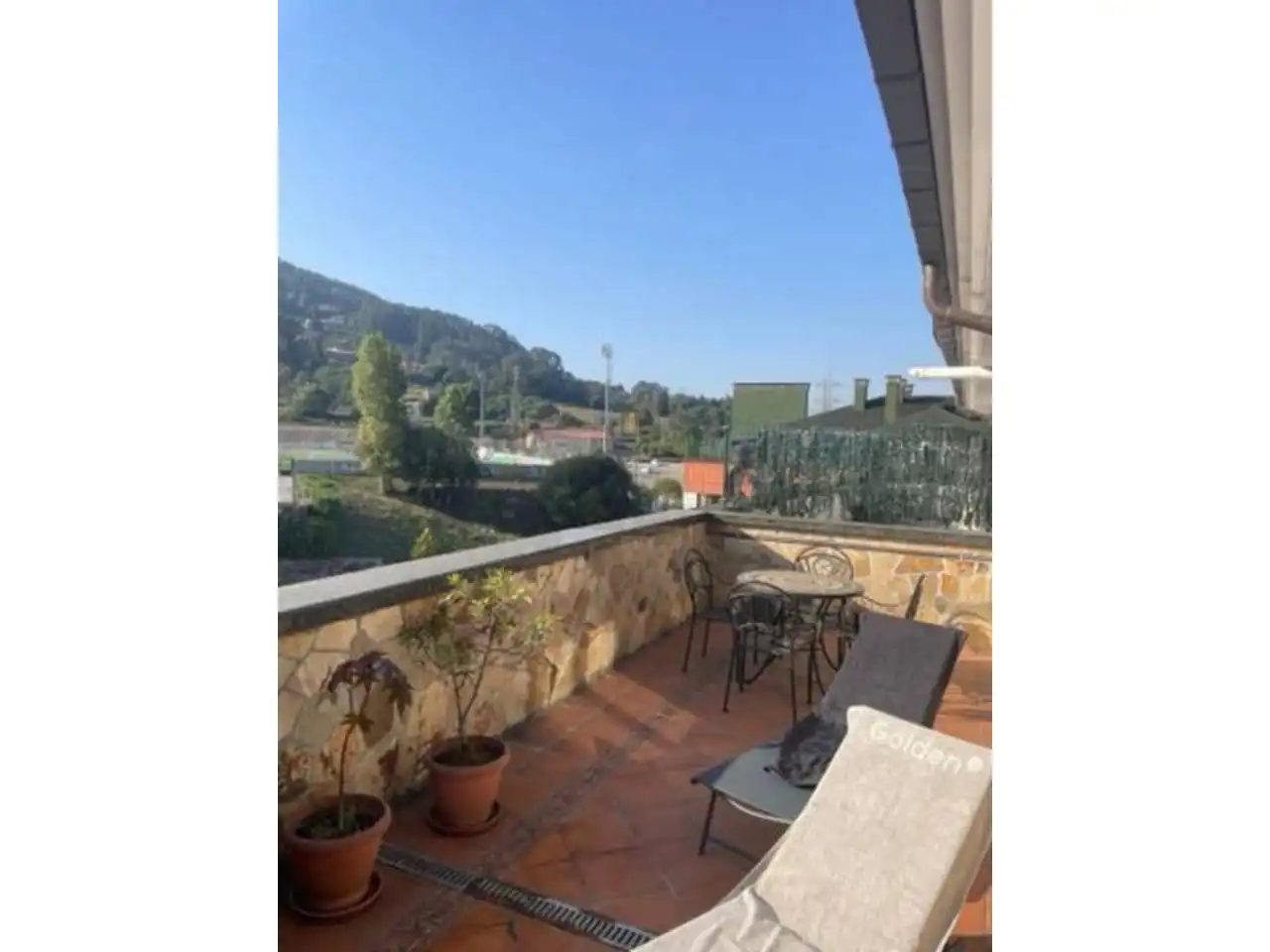 Terrasse von Dachboden zur Miete in Oviedo  mit Heizung, Parkett und Terrasse