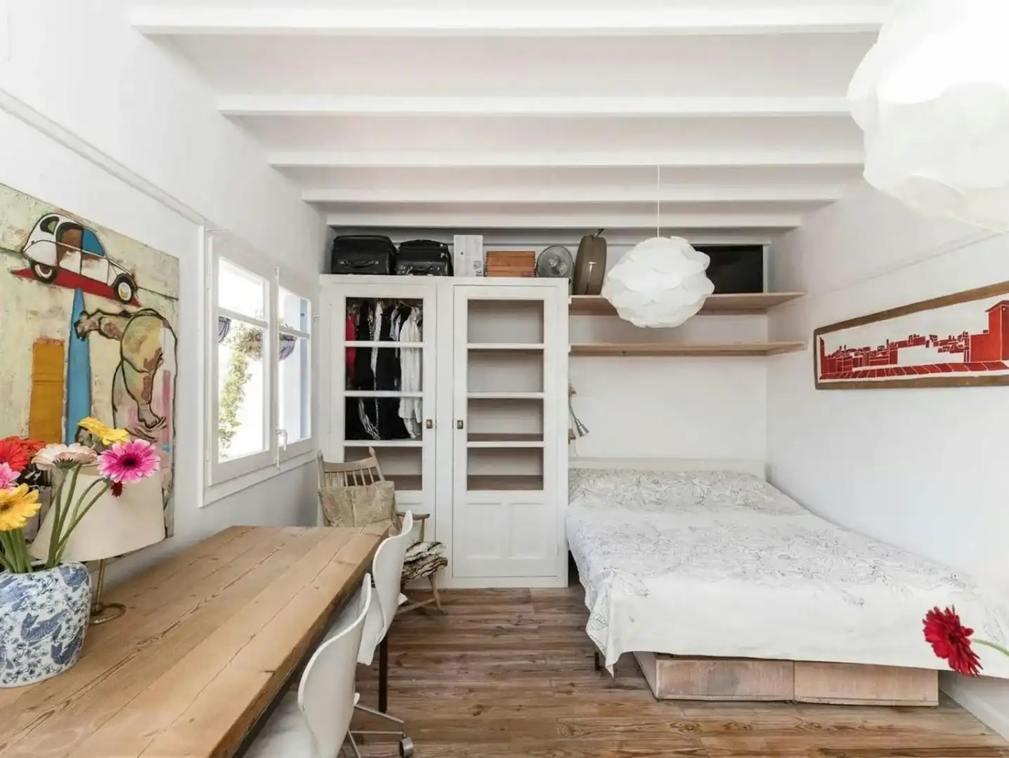 Habitación de Piso de alquiler en Barcelona con Aire acondicionado, Amueblado y Lavadora