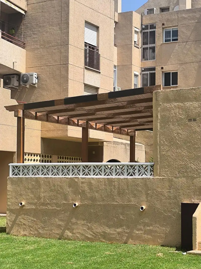 Terrasse von Wohnung zur Miete in Málaga mit Klimaanlage, Privatgarten und Terrasse