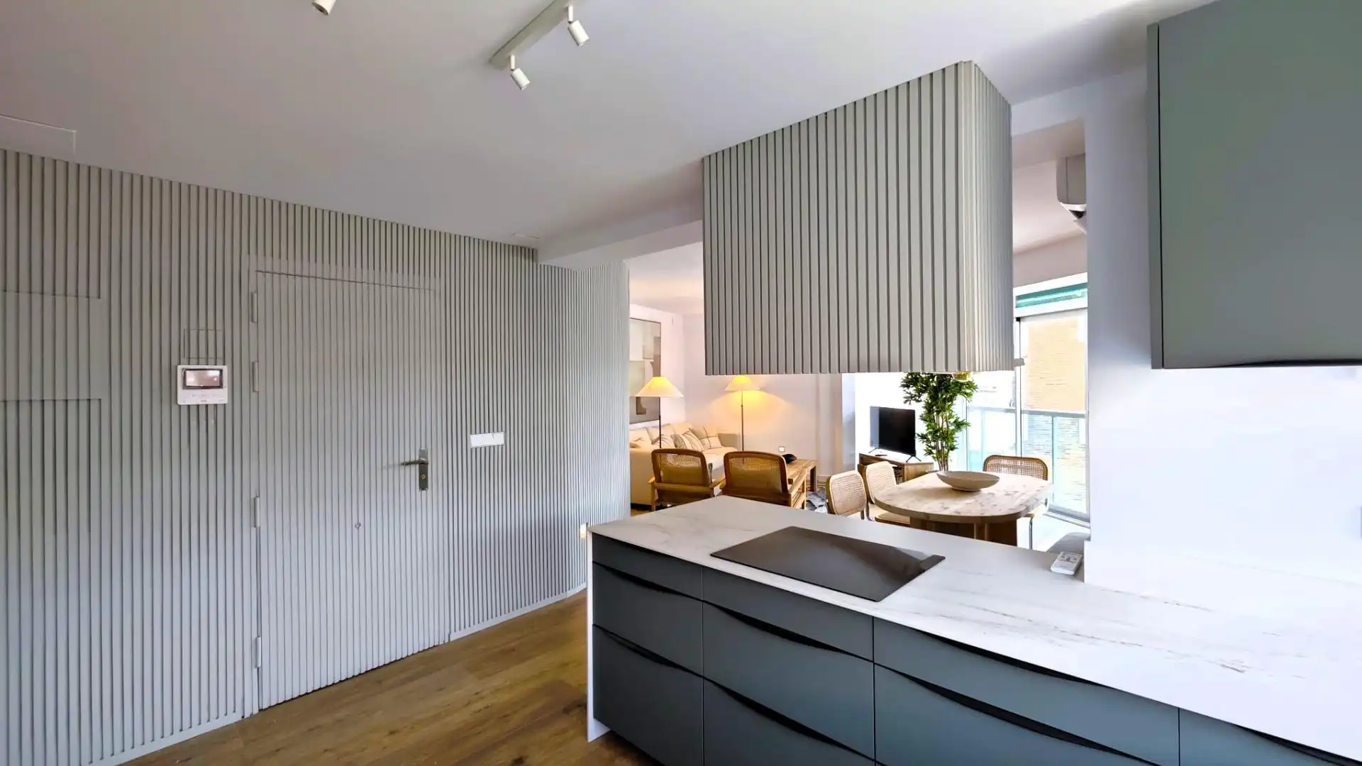 Kitchen of Flat for rent in Alicante / Alacant  with Air Conditioner, Heating and Parquet flooring