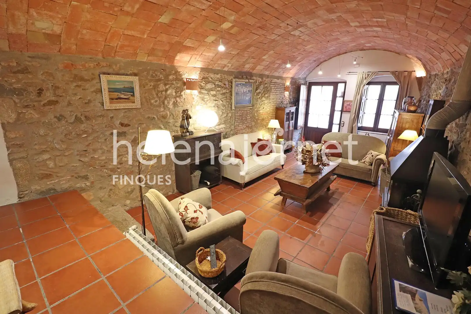 Sala de estar de Casa adosada en venta en Calonge i Sant Antoni con Calefacción y Trastero