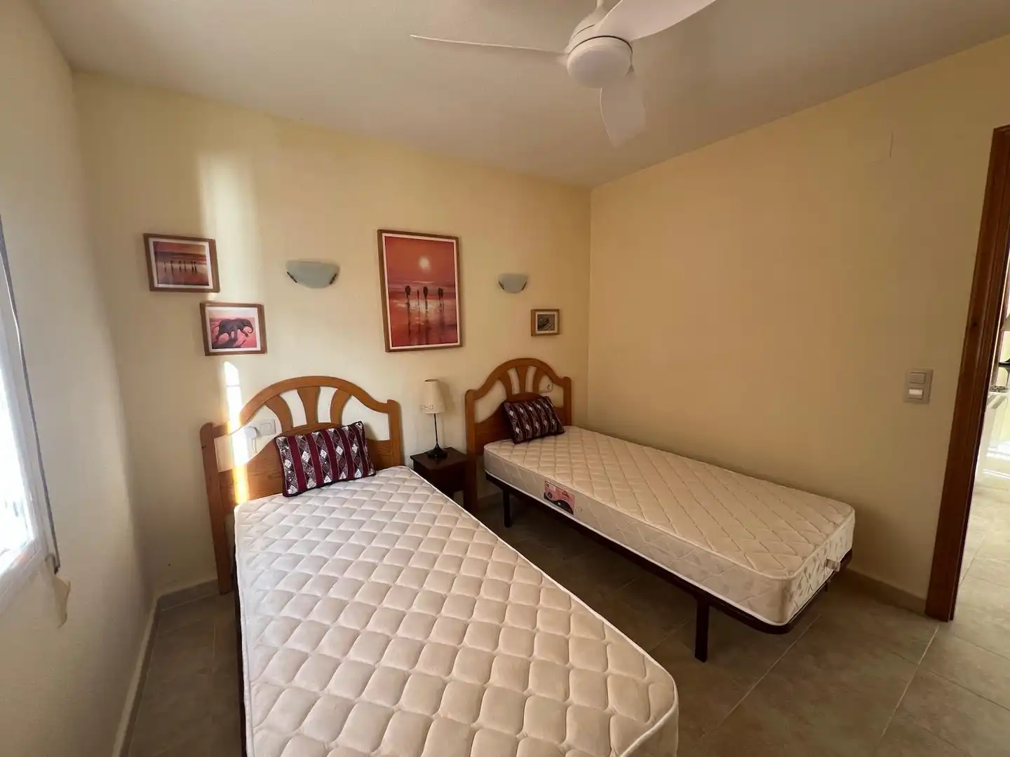 Dormitori de Apartament de lloguer en Benitachell / El Poble Nou de Benitatxell amb Jardí privat, Terrassa i Piscina comunitària