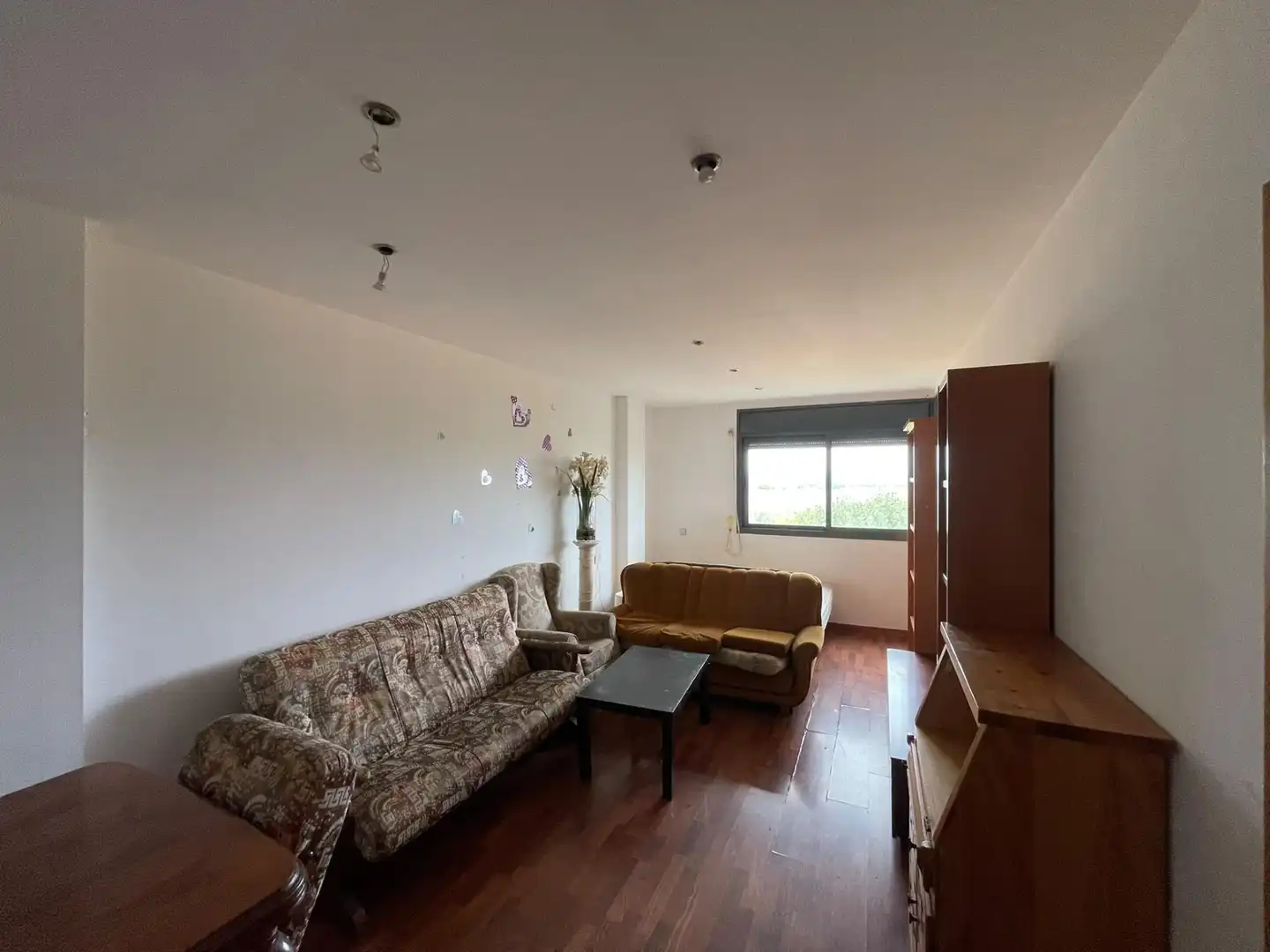 Sala d'estar de Pis en venda en Lleida amb Parquet, Terrassa i Balcó