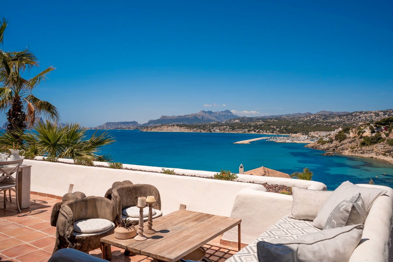 Terrace of House or chalet for sale in Moraira  with Air Conditioner, Heating and Private garden