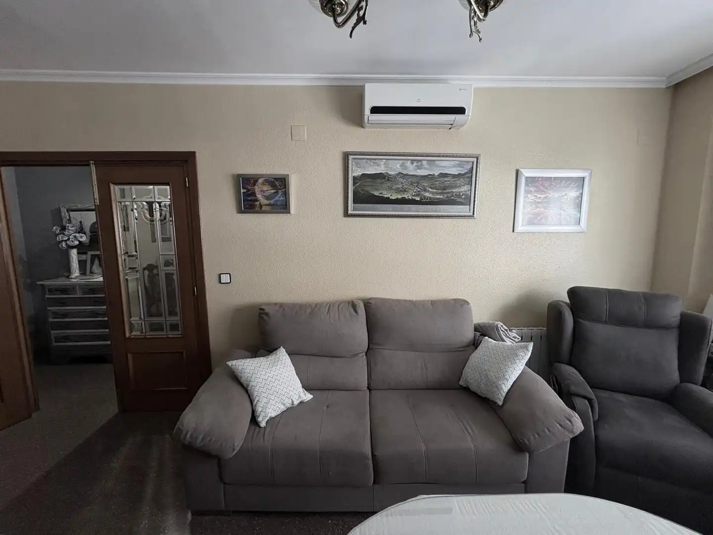 Sala de estar de Piso en venta en Almansa con Calefacción