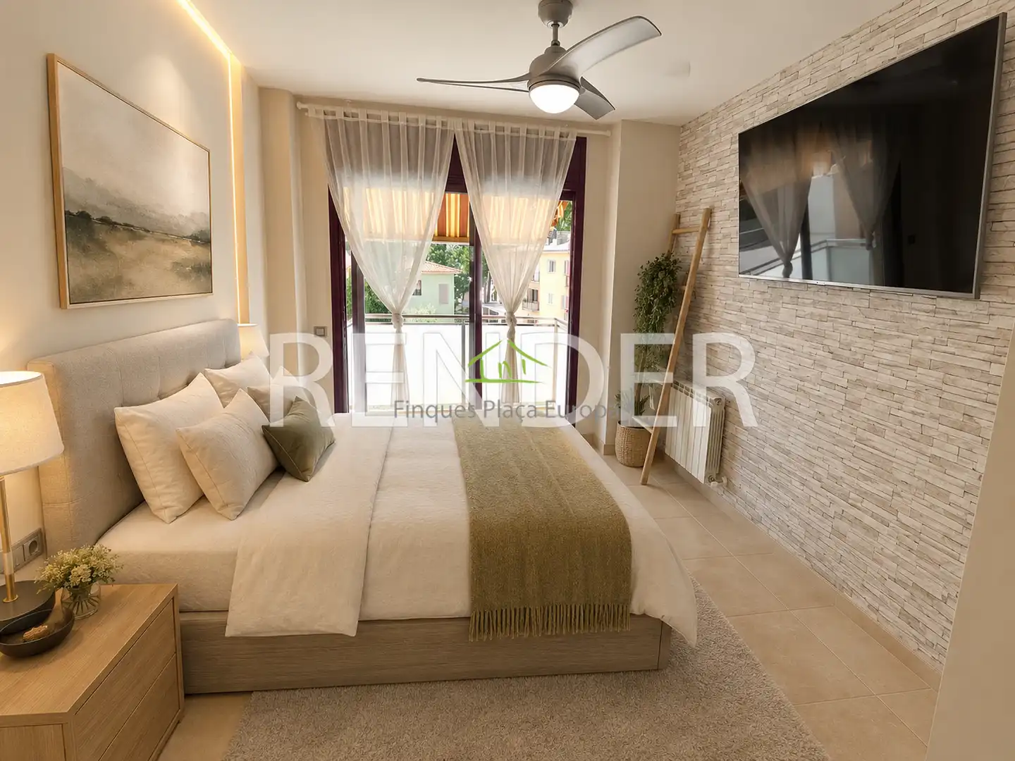 Dormitori de Apartament en venda en Santa Cristina d'Aro amb Aire condicionat, Calefacció i Terrassa