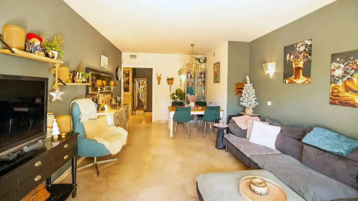 Living room of Flat for sale in San Pedro  with Air Conditioner, Private garden and Storage room