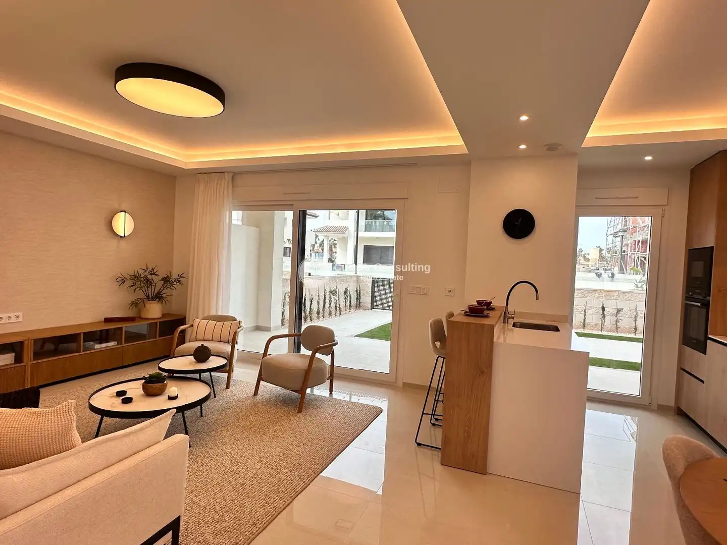 Sala de estar de Apartamento en venta en Rojales con Aire acondicionado, Calefacción y Jardín privado