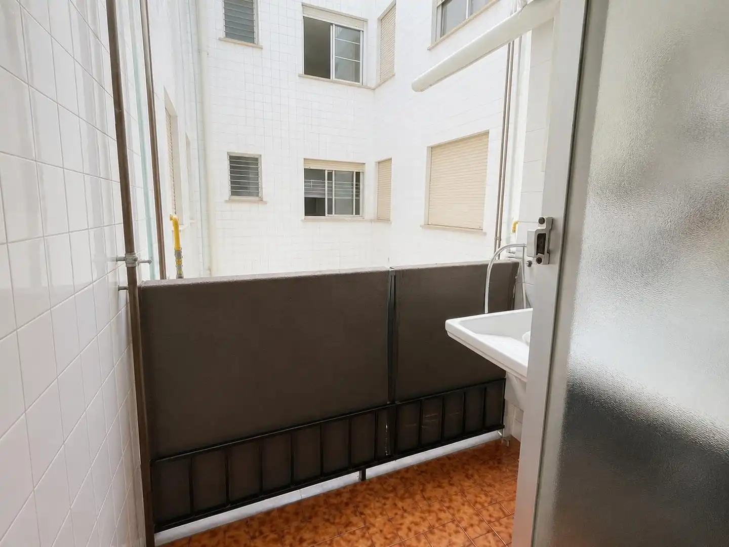 Balcony of Flat for sale in Valencia  with Air Conditioner, Terrace and Furnished
