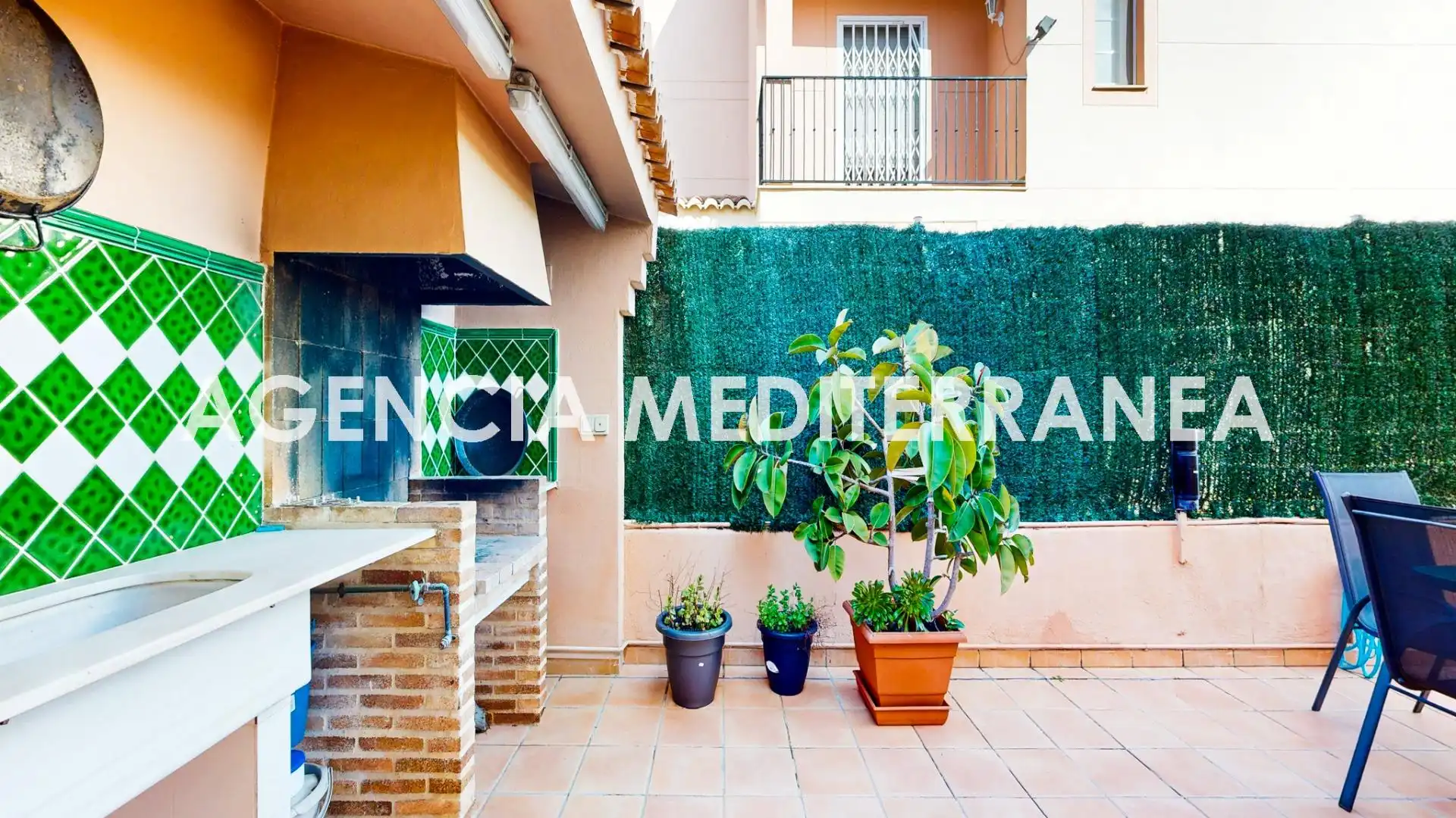 Terrassa de Casa o xalet en venda en El Puig de Santa Maria amb Aire condicionat, Calefacció i Jardí privat