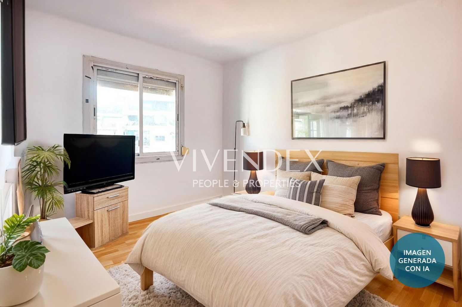 Bedroom of Flat for sale in L'Hospitalet de Llobregat  with Parquet flooring