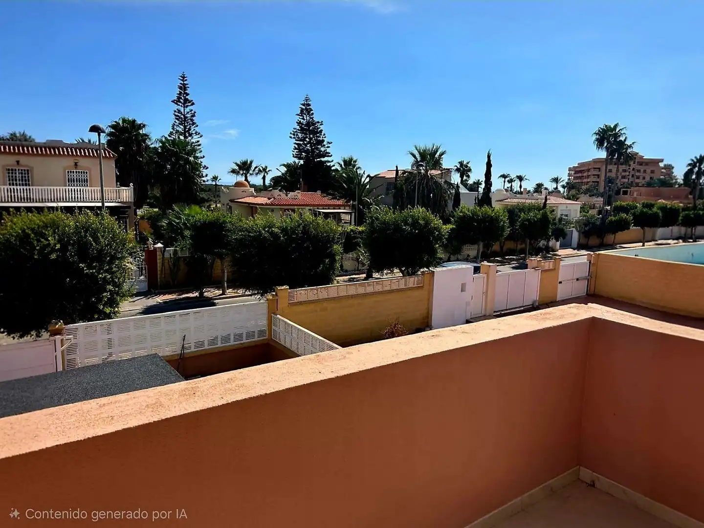 Vista exterior de Casa o chalet en venta en El Ejido con Aire acondicionado, Jardín privado y Terraza